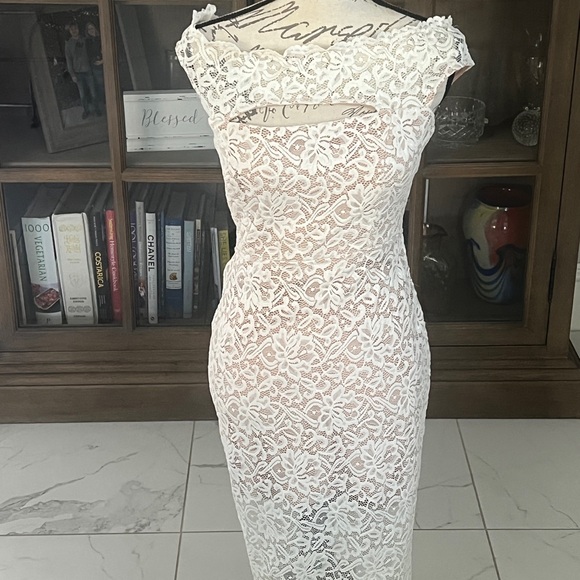 Maria Bonita Dresses & Skirts - Chic White Lace Dress